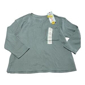 NWT Kids Long Sleeve Gray Blue Long Shirt